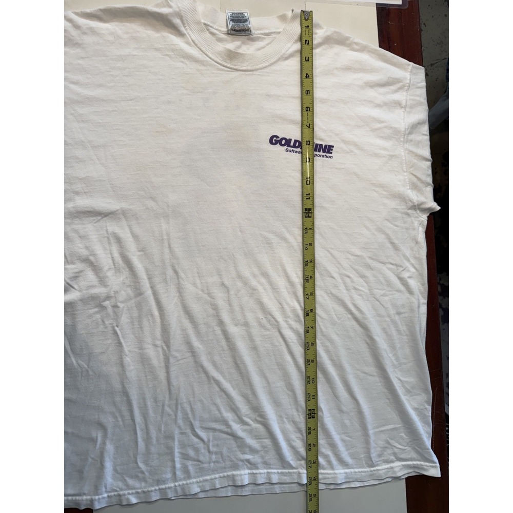 Vintage Tech T shirt Mens XL White Computer Software 90s tech bro - Picture 4 of 12